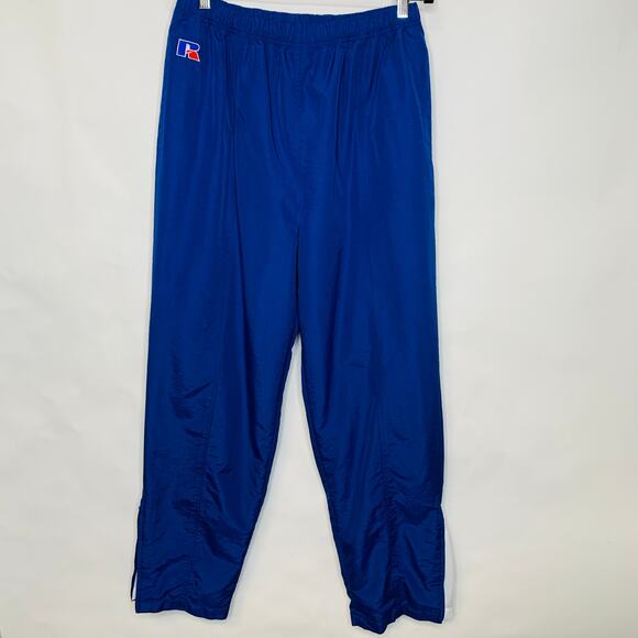 Russell Athletic Pull On Vintage Team Pants Lined Water Resistant Sz Large - Picture 2 of 10